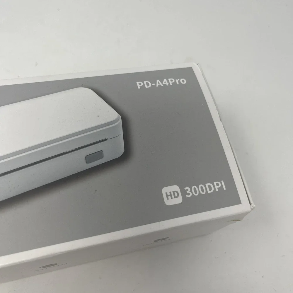 Jadens PD-A4pro HD300DPI portable Thermal printer White In Box Tested